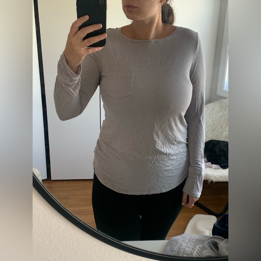Gray Prana long sleeved shirt
